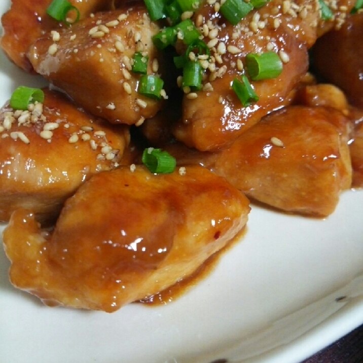 胸肉で☆やわらか照り焼きチキン♪